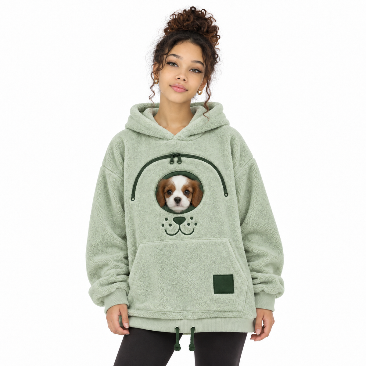Dog Tote Carrier Hoodie