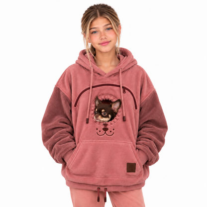 Dog Tote Carrier Hoodie
