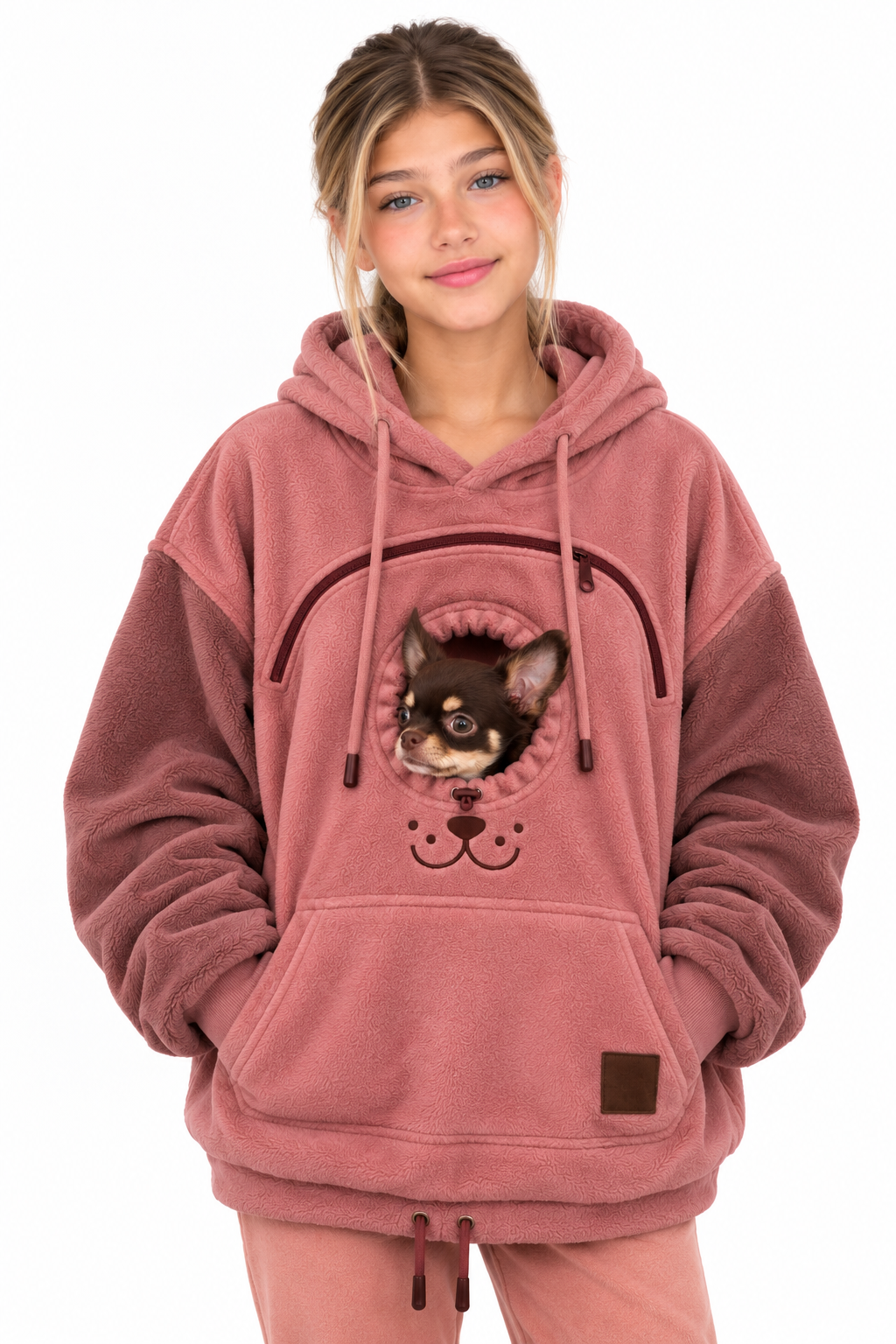 Dog Tote Carrier Hoodie