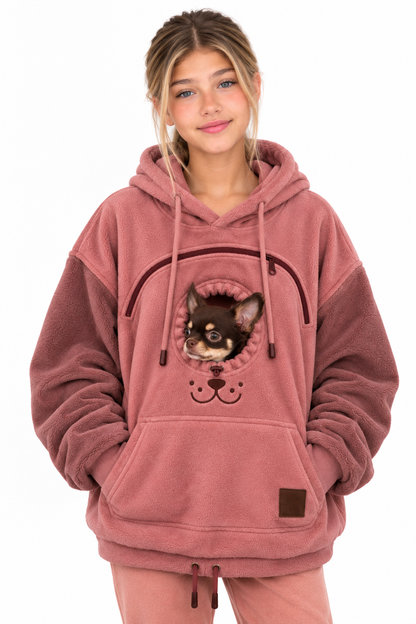 Dog Tote Carrier Hoodie